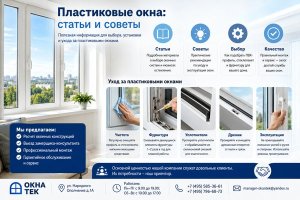 Статьи и советы о пластиковых окнах: как выбрать конструкцию, ухаживать за ней и продлить срок службы