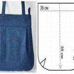 (84 photos) DIY patterns for bags made from old jeans
