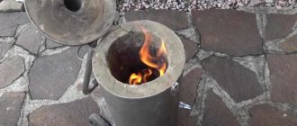 Do it yourself: a melting furnace that runs on coal