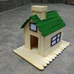 popsicle stick house