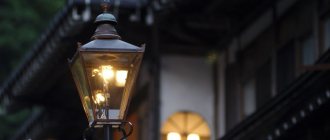 gas lamps, gas lamps, lanterns in England, street lamp