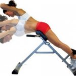 Hyperextension with hernia of the lumbar spine