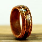 What kind of wood can a ring be made from?