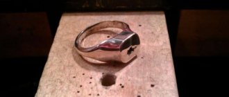 Изображение «Как сделать серебряное перстень с печаткой»