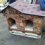 How to make a dog house from pallets with your own hands