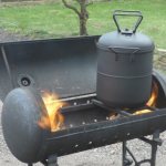 How to make a smokehouse from a freon cylinder with your own hands