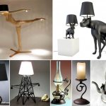 How to make a floor lamp with your own hands