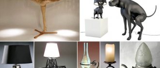 How to make a floor lamp with your own hands
