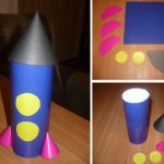 Как сделать ракету из бумаги для малышей