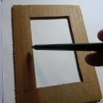 how to make a frame out of cardboard