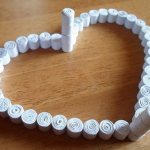 Quilling heart: pattern for beginners