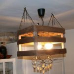 chandelier made from drawers