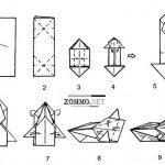 Origami paper car