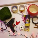 Materials and tools needed to create topiary