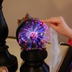 DIY plasma ball from a light bulb