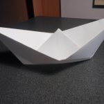 A simple paper boat