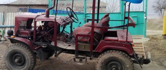 Make a tractor based on UAZ