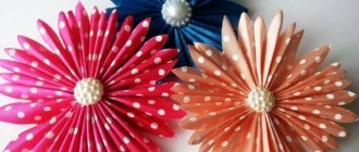 Kanzashi boxes in a step-by-step master class with photos and video instructions for beginners