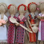 Slavic dolls-amulets made of threads