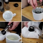 How to open a disposable grinder using boiling water