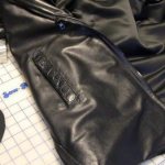 sew a leather jacket