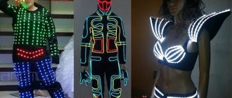 DIY glowing costume