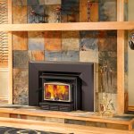 Option for finishing a fireplace in a private house