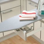 Built-in ironing board - in the closet, wall-mounted, pull-out: how to make it yourself